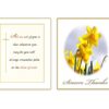 Fold Acknowledgement Cards - MC Printers Ballybunion-AC001