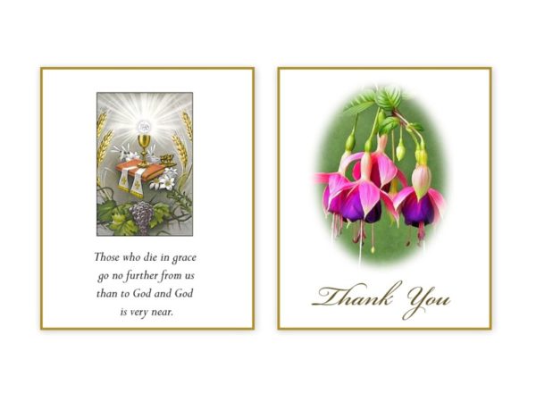 Acknowledgement Cards - MC Printers Ballybunion