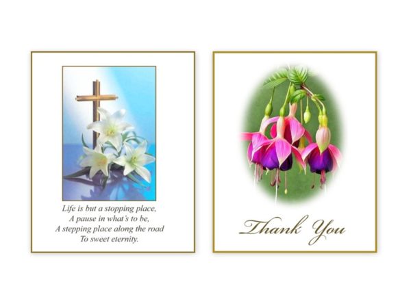 Acknowledgement Cards - MC Printers Ballybunion