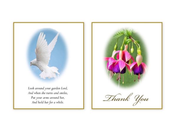 Acknowledgement Cards - MC Printers Ballybunion