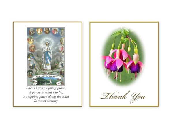 Acknowledgement Cards - MC Printers Ballybunion