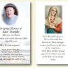 Wallet Memorial Cards - MC Printers - Ballybunion Co Kerry