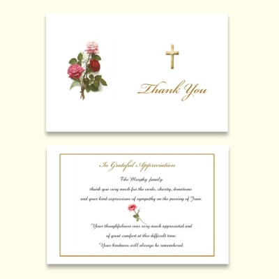 Acknowledgement Cards (Single)